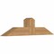 Ekena Millwork Portland Smooth Timber Gable Bracket, Western Red Cedar, 48"W x 12"H x 5 1/2"D x 5 1/2"F, 6/12 Pitch GBW048X12X0606POR00SWR - alternate 3